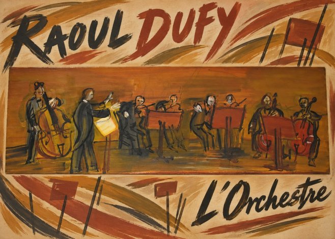 Raoul Dufy L'orchestre No5 - Plakat