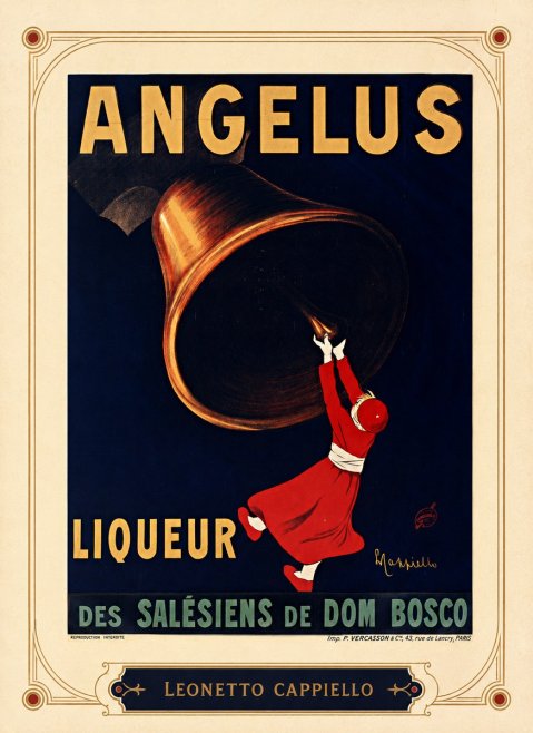 Leonetto Cappiello Angelus Liqueur No6 - Plakat