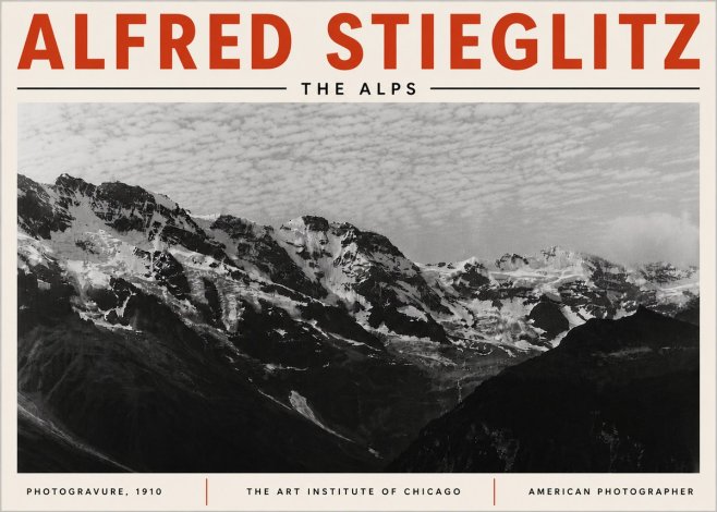 Alfred Stieglitz The Alps No6 - Plakat