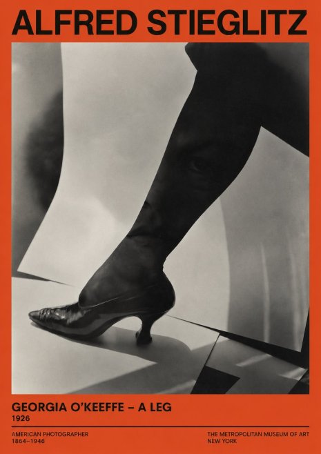 Alfred Stieglitz Georgia O'keeffe – a Leg No2 - Plakat