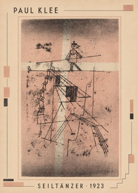 Paul Klee Seiltänzer III No3 - Plakat