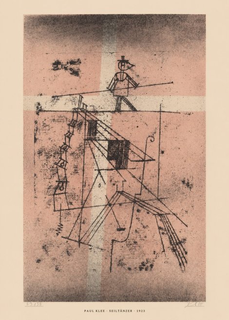 Paul Klee Seiltänzer III No6 - Plakat