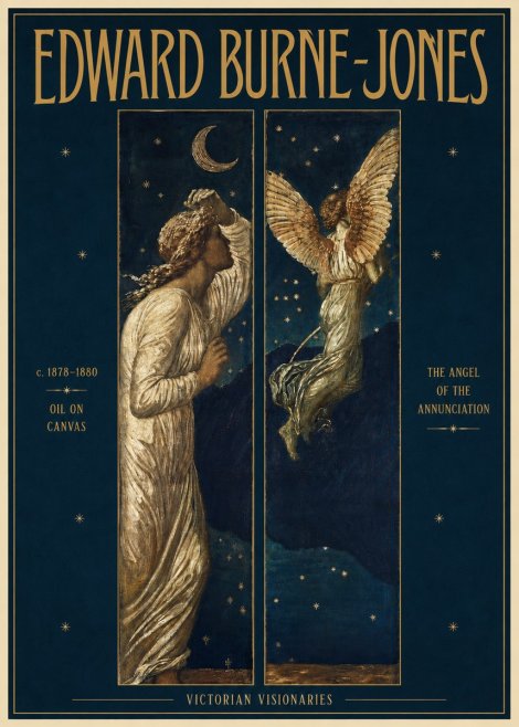 Edward Burne-Jones The Angel of the Annunciation No5 - Plakat
