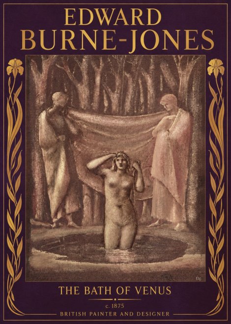 Edward Burne-Jones The Bath of Venus No2 - Plakat