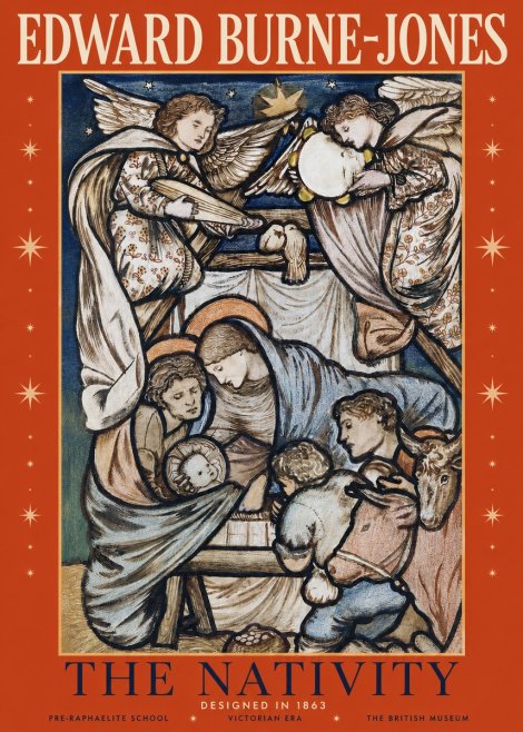 Edward Burne-Jones The Nativity No2 - Plakat