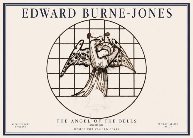 Edward Burne-Jones The Angel of the Bells No1 - Plakat
