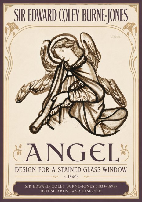 Edward Burne-Jones Angel No4 - Plakat