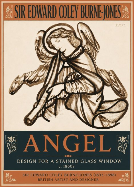 Edward Burne-Jones Angel No5 - Plakat