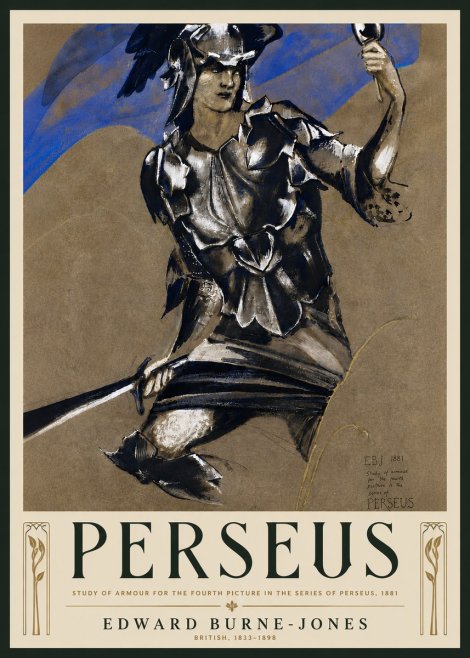 Edward Burne-Jones Perseus No5 - Plakat