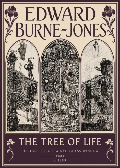 Edward Burne-Jones The Tree of Life No6 - Plakat