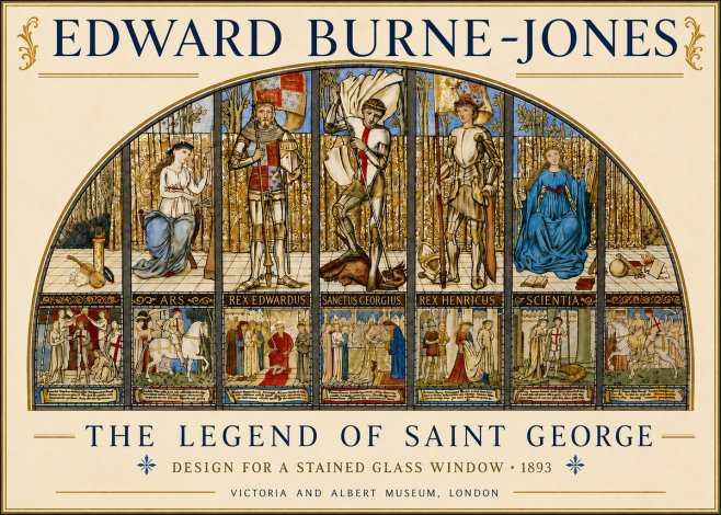 Edward Burne-Jones The Legend of Saint George No6 - Plakat