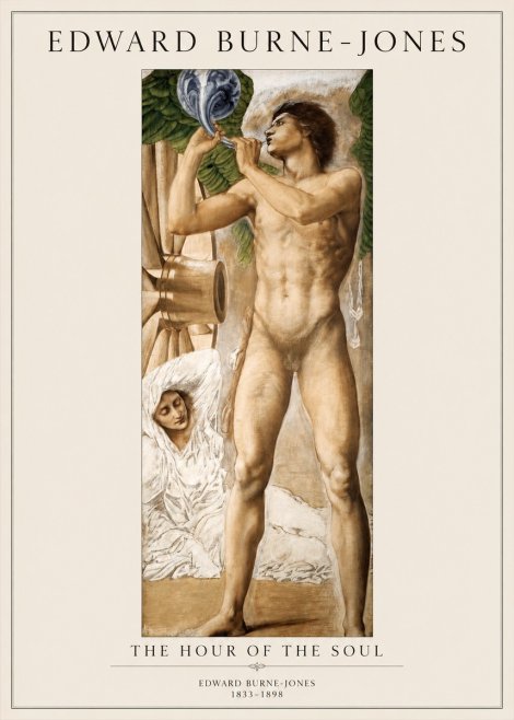 Edward Burne-Jones The Hour of the Soul No1 - Plakat