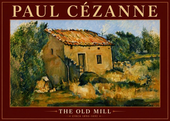 Paul Cézanne The Old Mill No5 - Plakat
