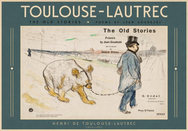 Toulouse-Lautrec Les Vieilles Histoires II No3 - Plakat