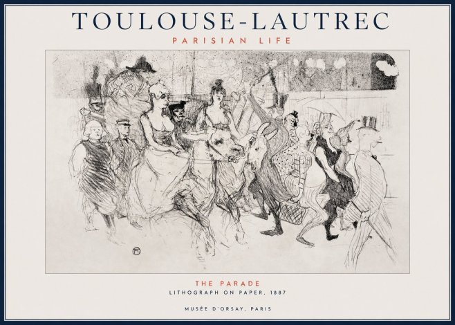 Toulouse-Lautrec The Parade No1 - Plakat