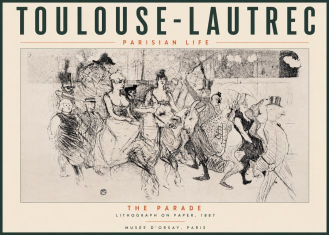 Toulouse-Lautrec The Parade No4 - Plakat