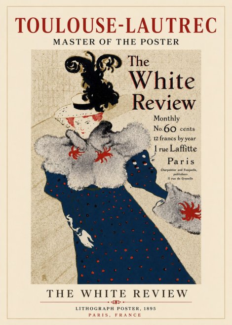 Toulouse-Lautrec The White Review No3 - Plakat