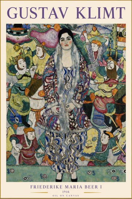 Klimt Friederike Maria Beer I No3 - Plakat