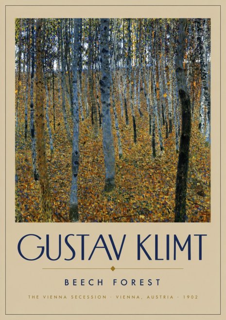 Klimt Beech Forest No2 - Plakat