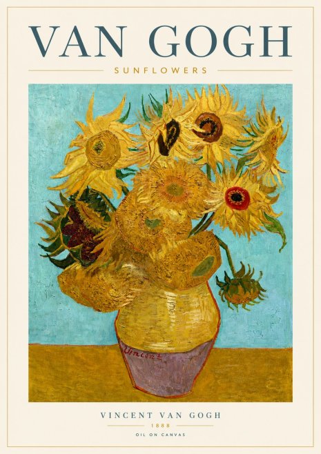 Van Gogh Sunflowers I No5 - Plakat