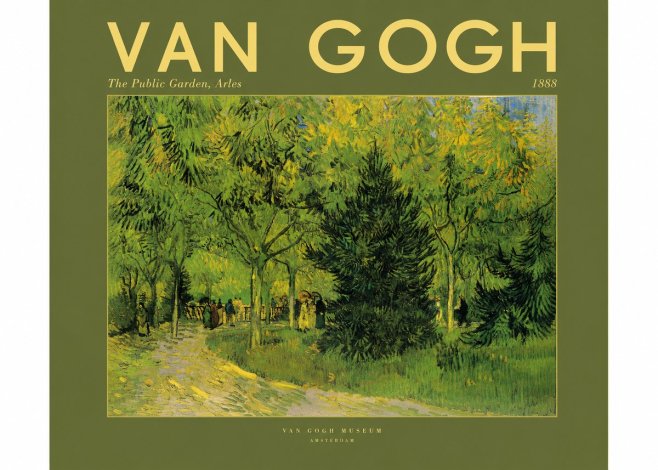 Van Gogh The Public Garden, Arles No2 - Plakat