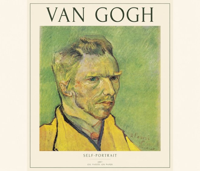 Van Gogh Self-portrait II No1 - Plakat