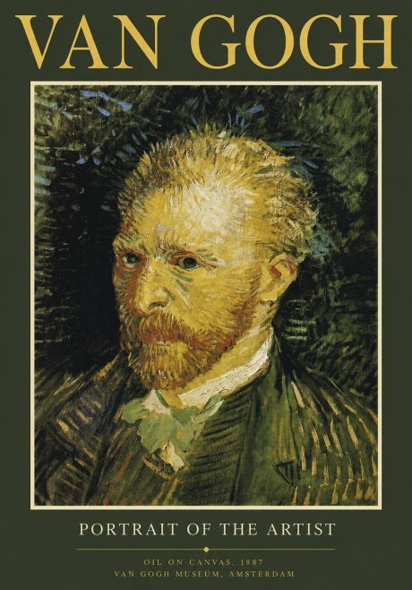 Van Gogh Portrait of the Artist III No2 - Plakat