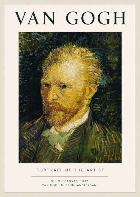 Van Gogh Portrait of the Artist III No3 - Plakat