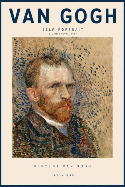 Van Gogh Self-portrait IV No3 - Plakat