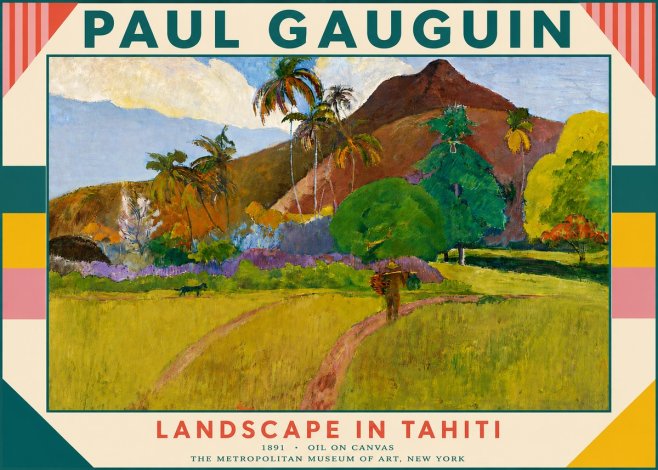 Paul Gauguin Landscape in Tahiti II No5 - Plakat
