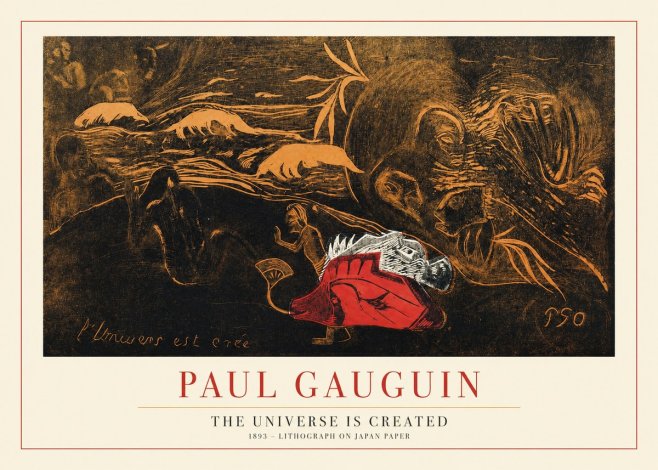 Paul Gauguin The Universe Is Created III No1 - Plakat