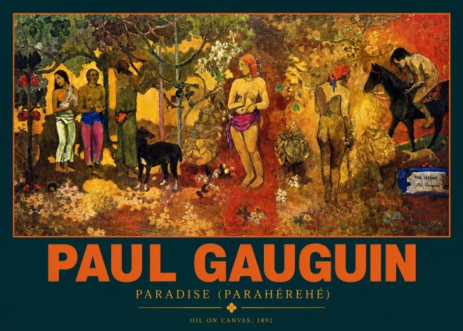 Paul Gauguin Paradise (Parahéréhé) No2 - Plakat