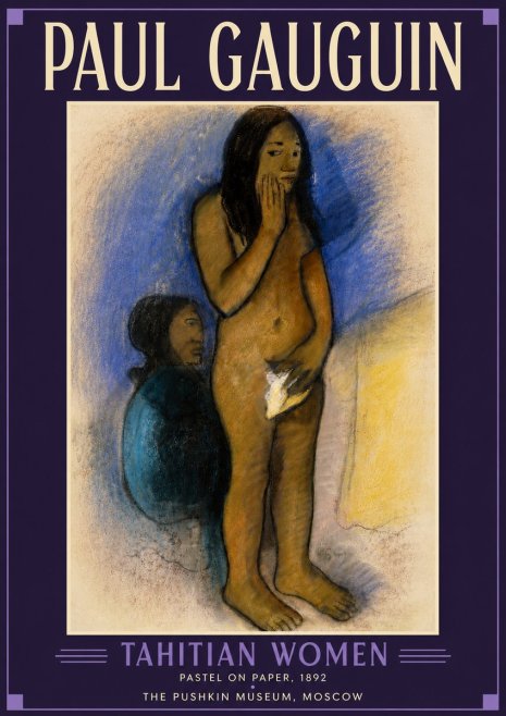 Paul Gauguin Tahitian Women No5 - Plakat