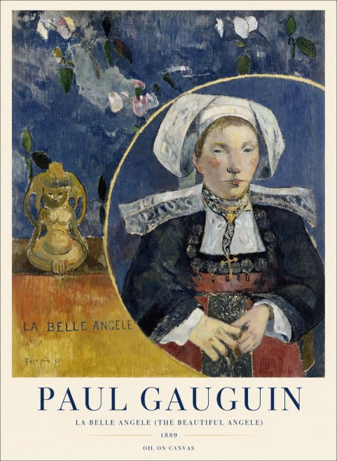 Paul Gauguin La Belle Angele No4 - Plakat