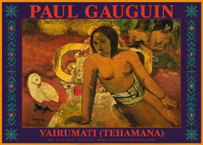 Paul Gauguin Vairumati (Tehamana) No2 - Plakat