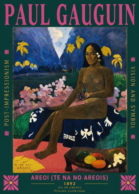 Paul Gauguin Te Na No Areois (the Seed of the Areoi) No6 - Plakat