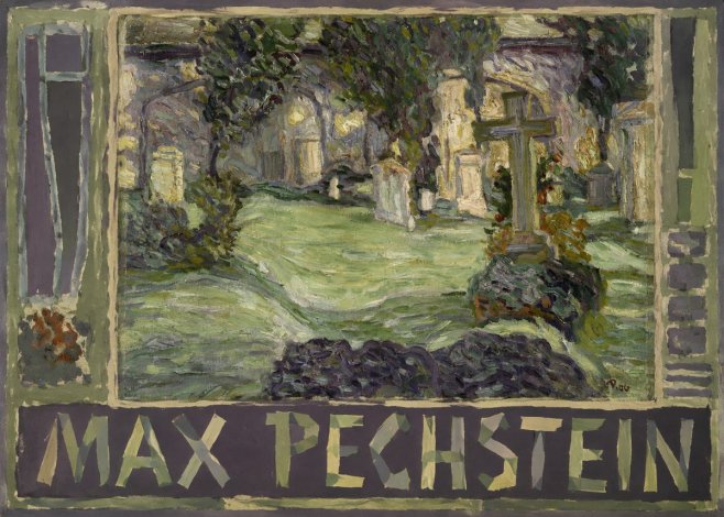 Max Pechstein Cemetery No1 - Plakat