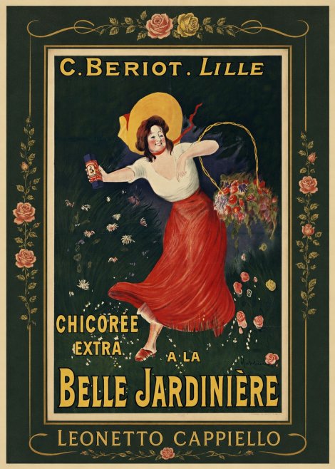 Leonetto Cappiello Chicorée Extra a La Belle Jardinière No1 - Plakat