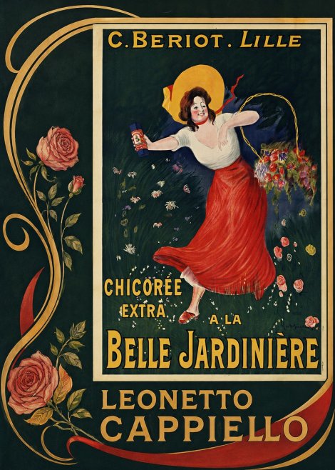 Leonetto Cappiello Chicorée Extra a La Belle Jardinière No2 - Plakat