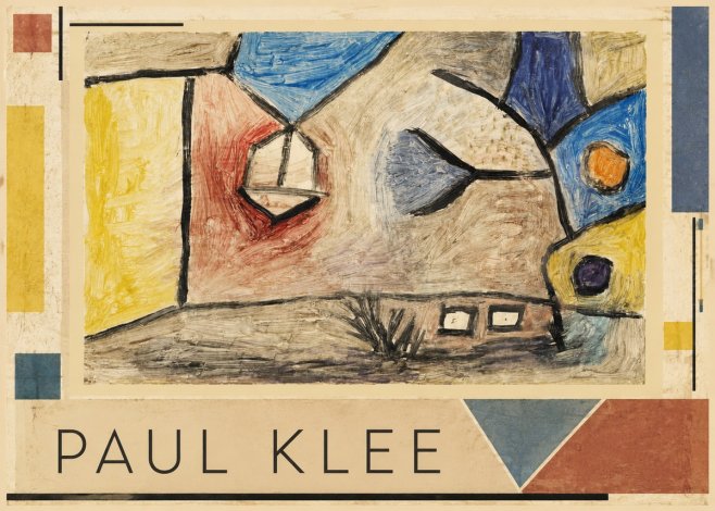 Paul Klee Der Niesen No1 - Plakat