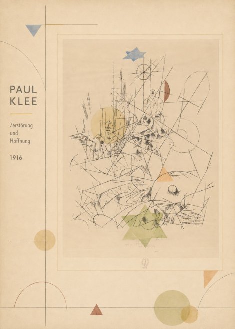 Paul Klee Zerstörung Und Hoffnung I No2 - Plakat