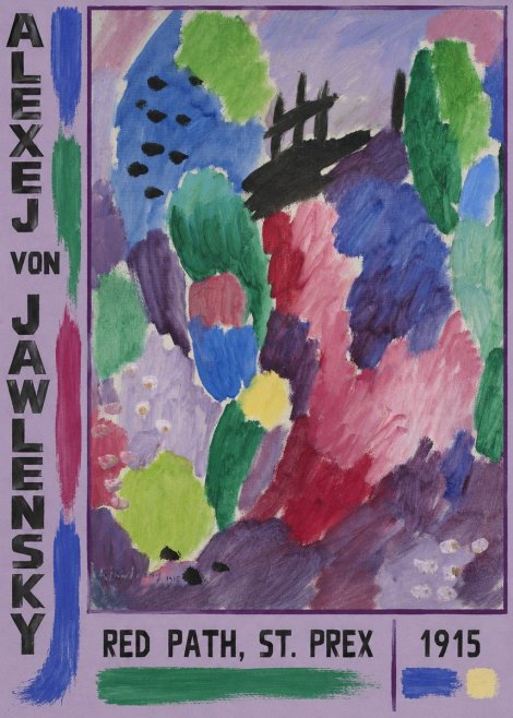 Alexej von Jawlensky Red Path, St. Prex II No2 - Plakat