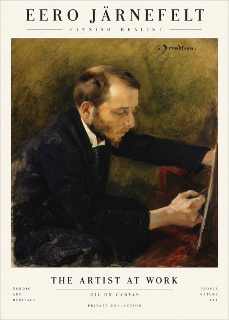 Eero Järnefelt Portrait of the Artist No2 - Plakat