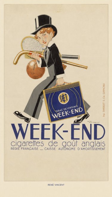 René Vincent Week-end No6 - Plakat