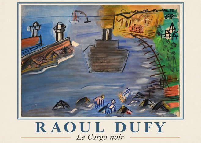 Raoul Dufy Le Cargo Noir No1 - Plakat