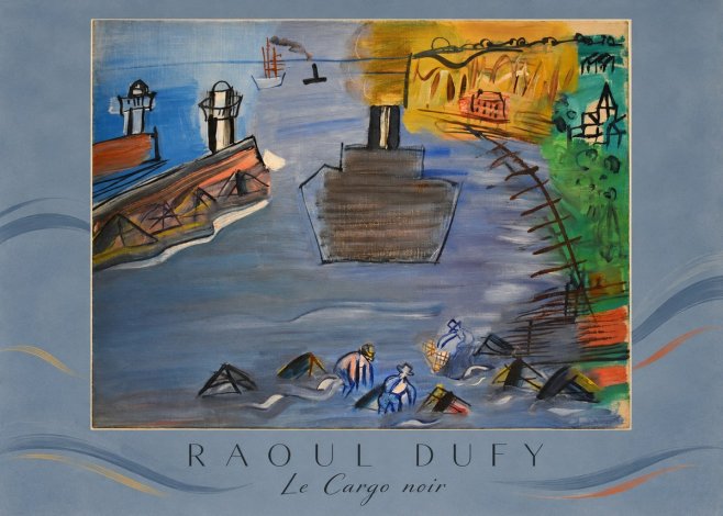 Raoul Dufy Le Cargo Noir No5 - Plakat
