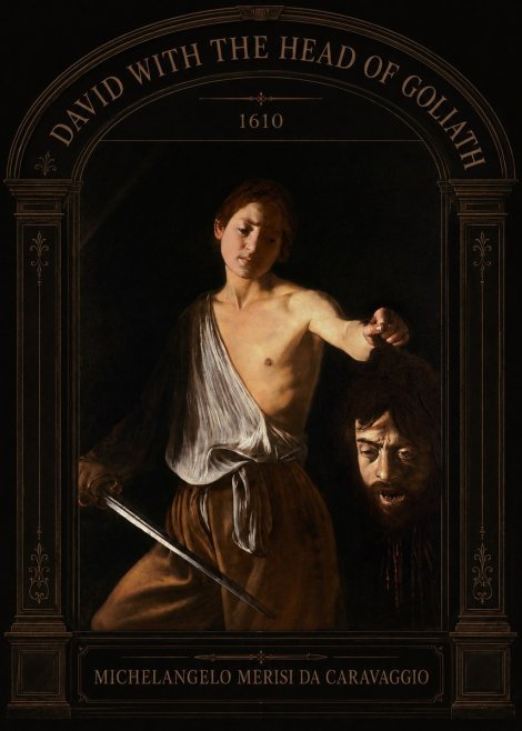 Michelangelo Merisi da Caravaggio David with the Head of Goliath III No3 - Plakat