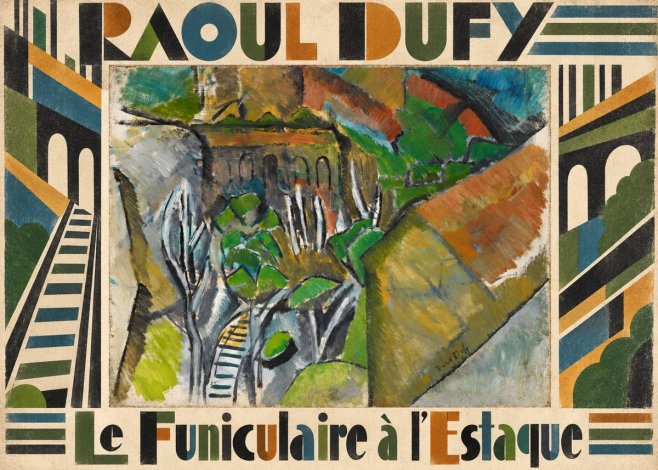 Raoul Dufy Le Funiculaire À L'estaque No4 - Plakat