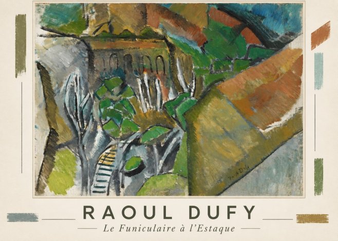 Raoul Dufy Le Funiculaire À L'estaque No5 - Plakat