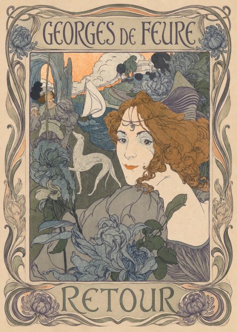 Georges de Feure Retour No1 - Plakat